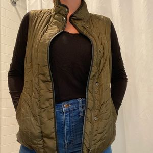 Banana Republic Forest Green Vest